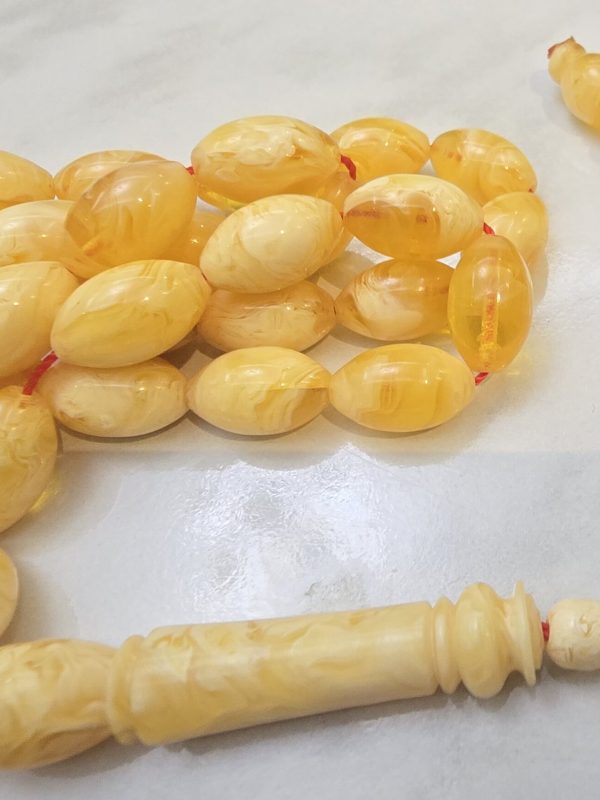 مسباح مستكة تركي بيج/عسلي MA8