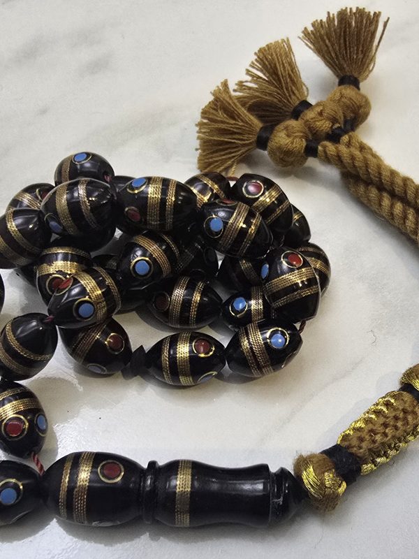 Yusr Inlaid with Silver, Red Coral and Turquoise YU13