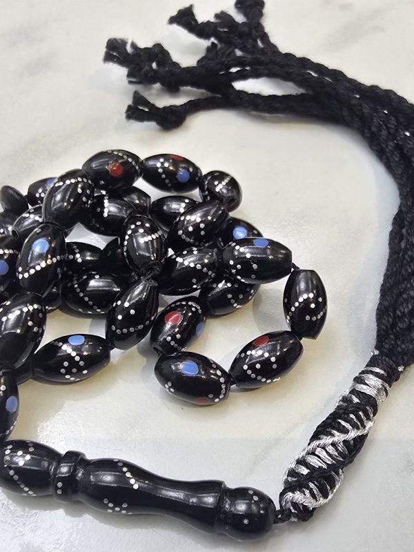 مسباح يسر مطعم بالمرجان و الفيروز و الفضة YU16